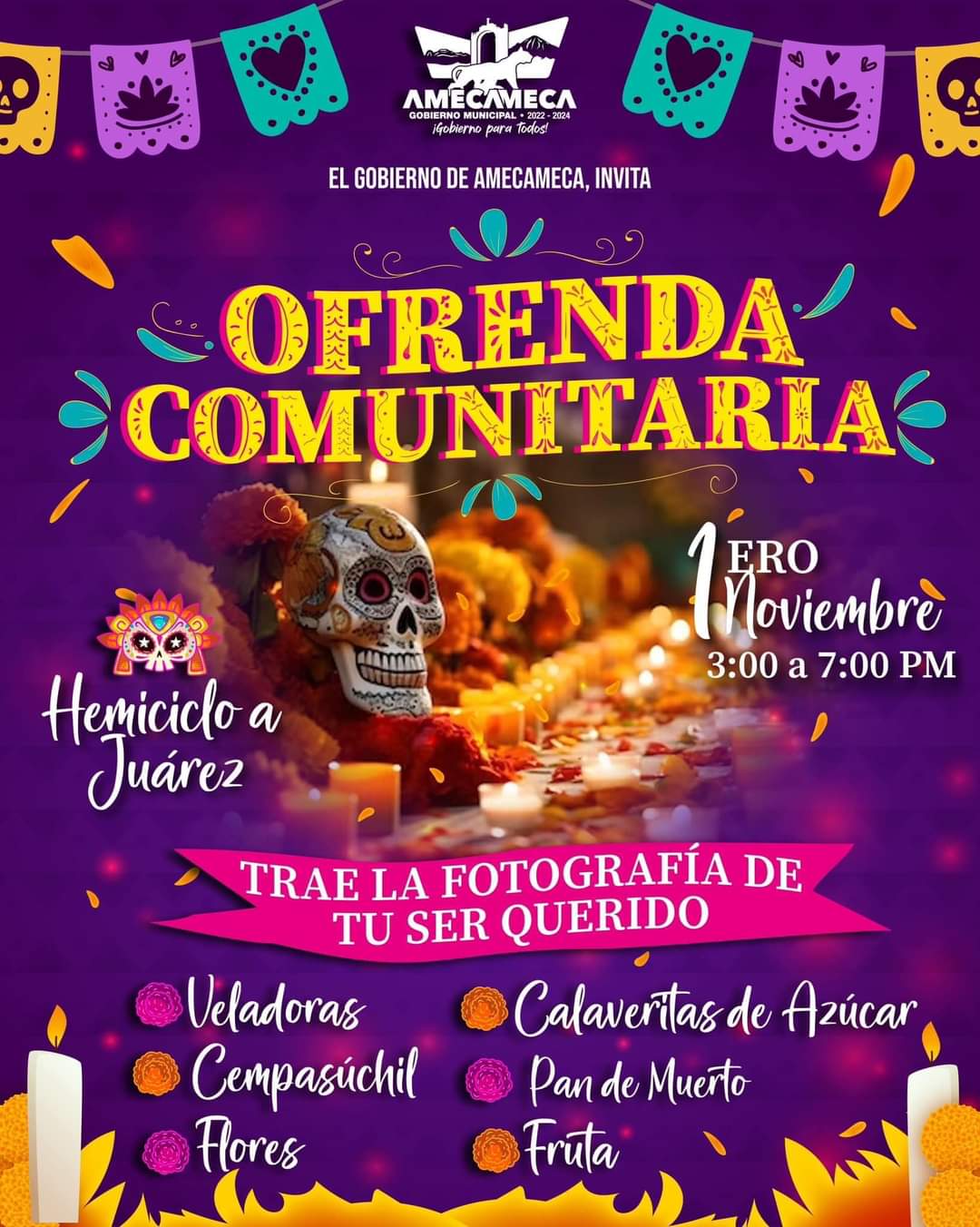 VEN Y PARTICIPA EN LA MEGA OFRENDA COMUNITARIA 