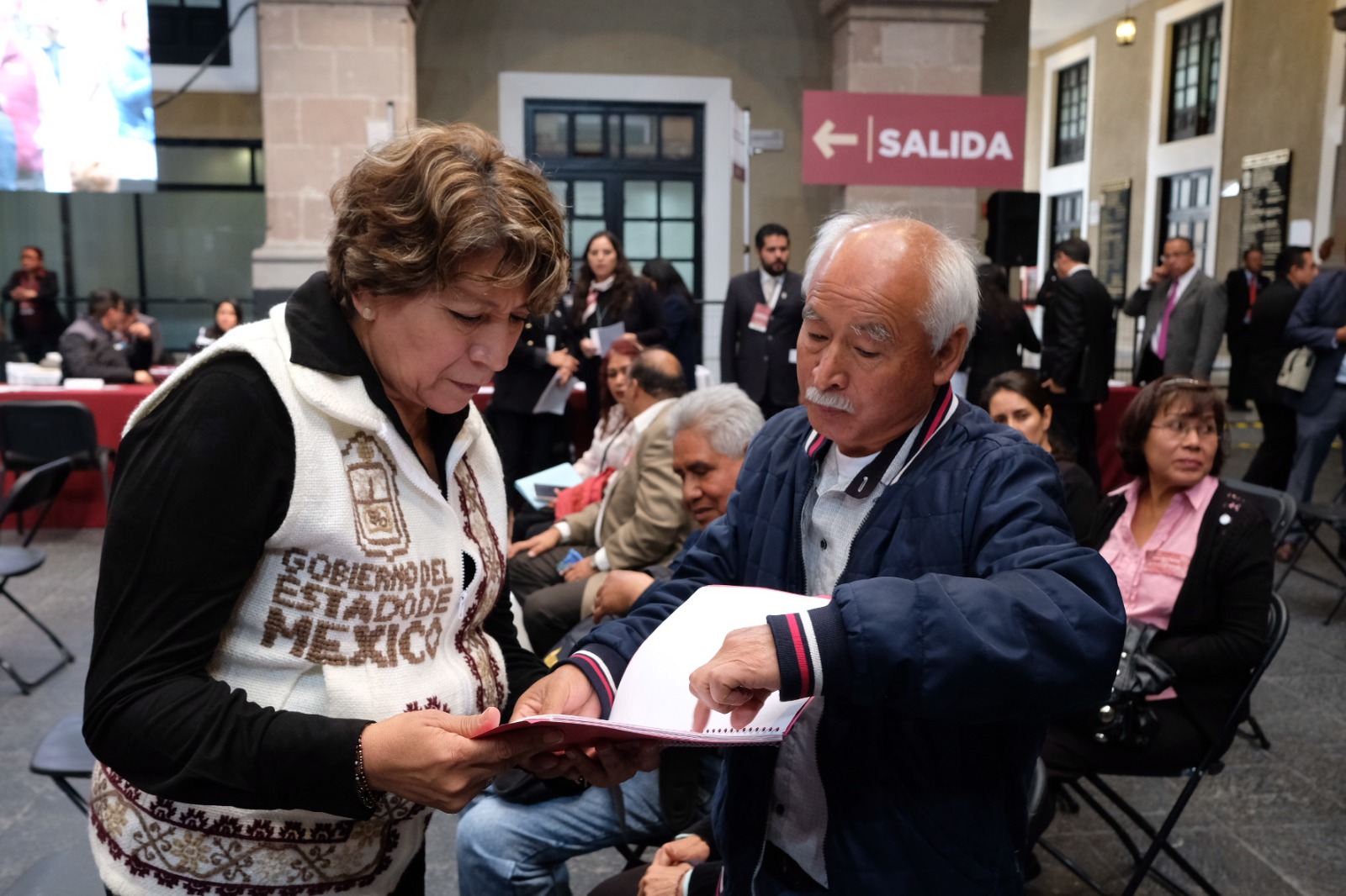 DELFINA GÓMEZ ÁLVAREZ, MAS DE 1000 AUDIENCIAS PUBLICAS 